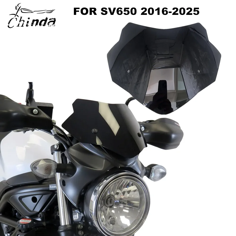 

For Suzuki SV650 SV 650 2021 2022 2023 2024 2025 Motorcycle Windshield Windscreen Windproof Wind Screen Deflector