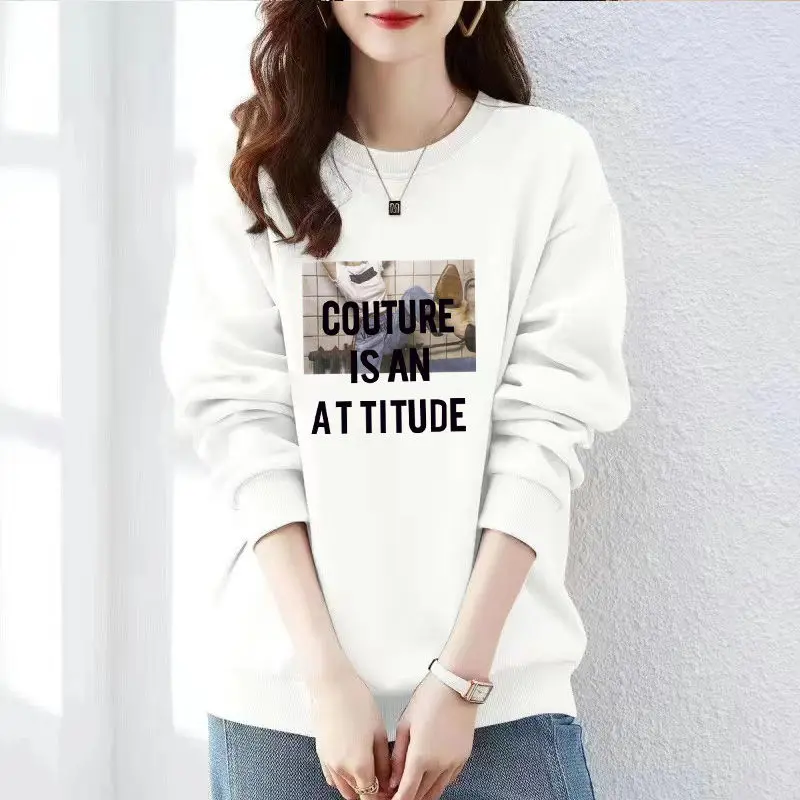Chaud imprimé décontracté femme pull haut en Promotion belle couleur concepteur 2025 tendance mode coréenne Y2k Style femmes sweats