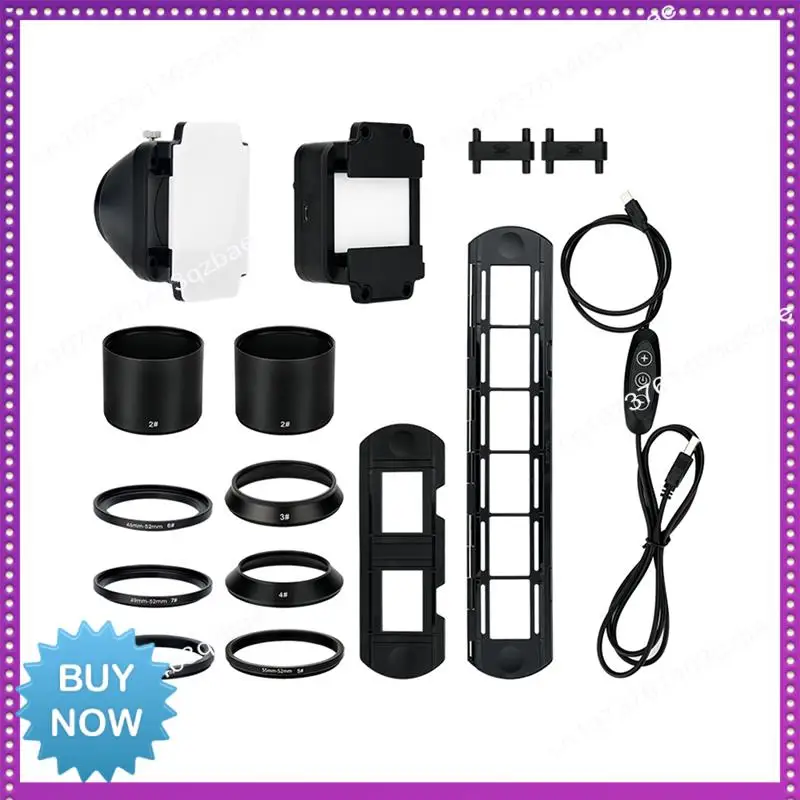 Hot Ltem 35Mm Film To Digital Converter With LED Light For Scanner Copying Film To Digital Converter Kit