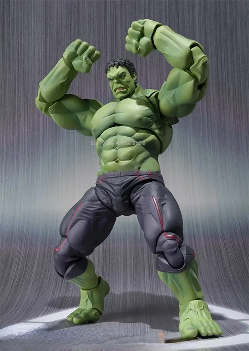 In Stock Bandai MARVEL S.H.Figuarts SHF Avengers: Age of Ultron Hulk Anime Character Toy Children's Gift Collection Model