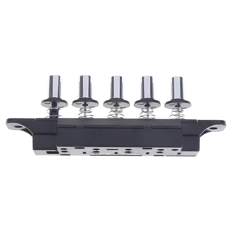 Five-position plug-in button switch for range hood five-position silver switch
