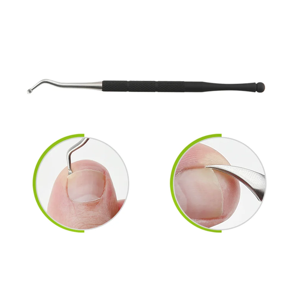 1 conjunto de cortador de unhas, kit de aliciamento de unhas, durável, portátil, conjunto de manicure, preto, cortador de unhas