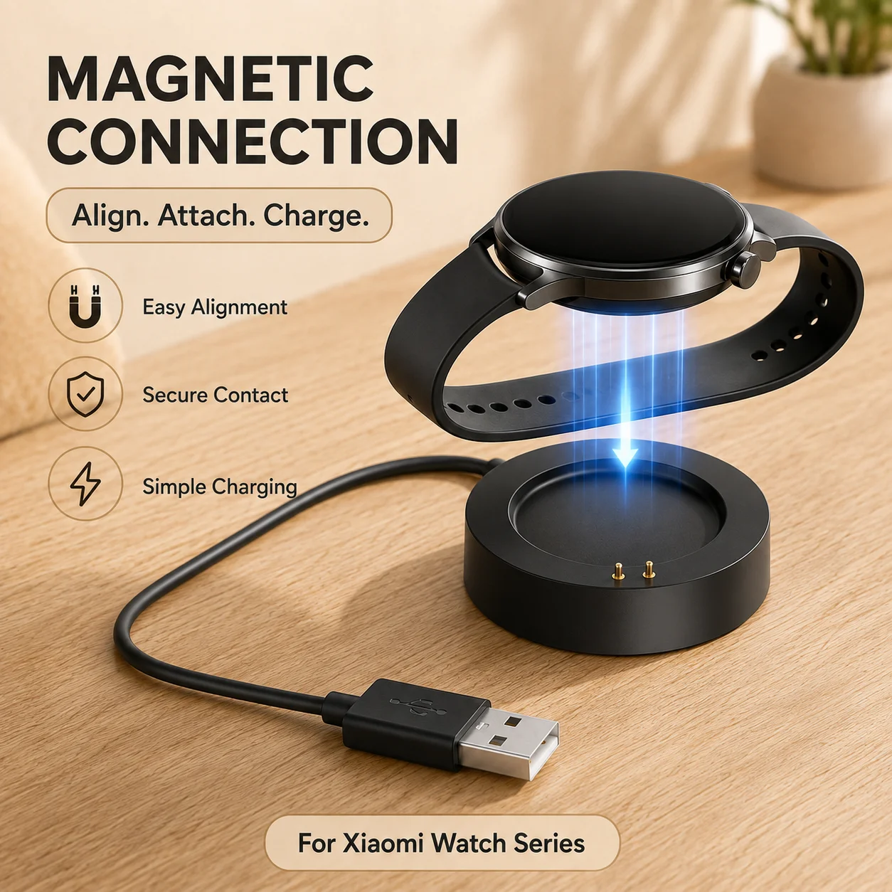 Magnetisches Ladegerät 100cm U – Xiaomi Smartwatch S3 Accessories Bewertung und Preis