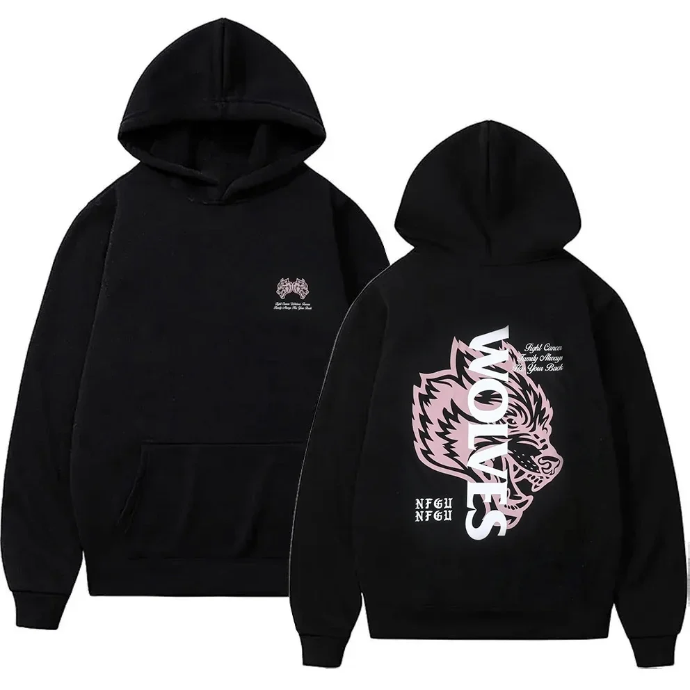 Darc Sport Wolves Oversized Hoodies Fitness Gym Workout Cotton Sweatshirts Sports Men Unisex Pullover American Style Top Casual