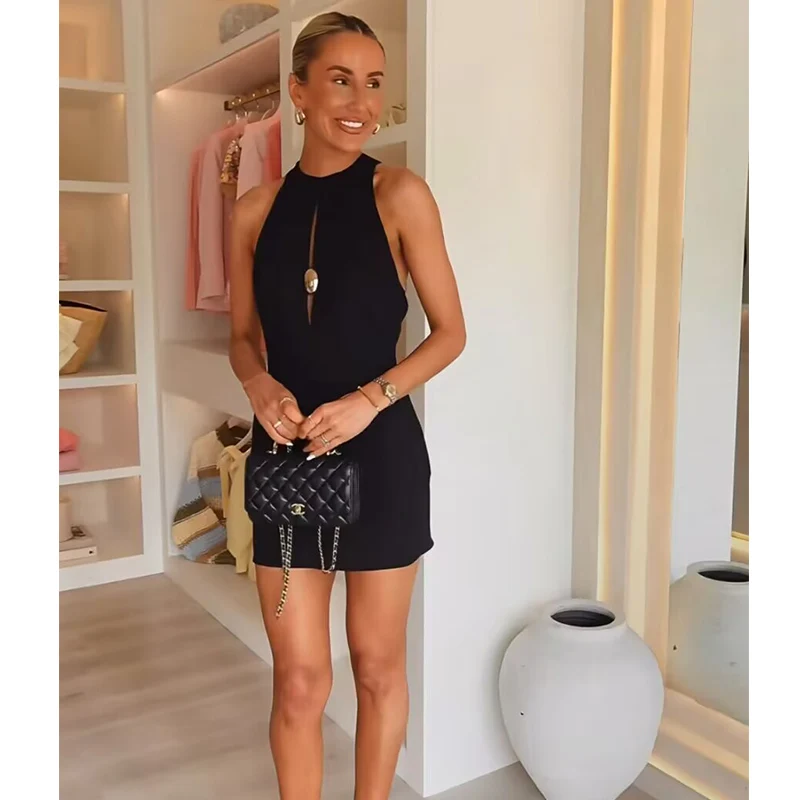Vestido de verano para mujer, novedad de 2021, minivestido elegante ajustado para mujer, vestidos elegantes para vacaciones, vestido de fiesta de viaje juvenil Chic callejero para mujer