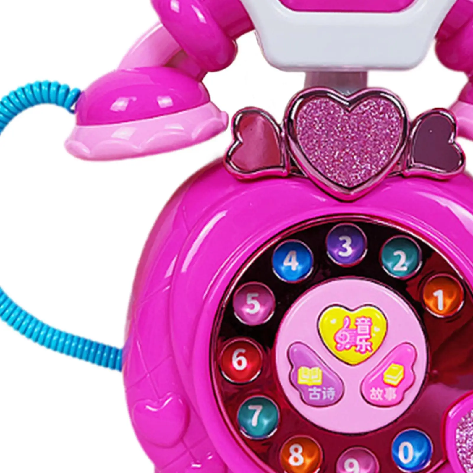 Giocattolo telefonico per bambini con luci e suoni Giocattoli per bambini Regalo di compleanno Educazione precoce Giocattolo telefonico per bambini per bambini Ragazzo Ragazza Bambini