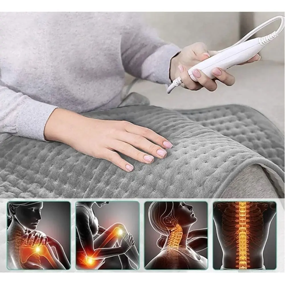 

6-Speed Timing Functions Electric Heating Pad Timed Heating Constant Temperature Physiotherapy Heating Pad 9 Temperature Levels