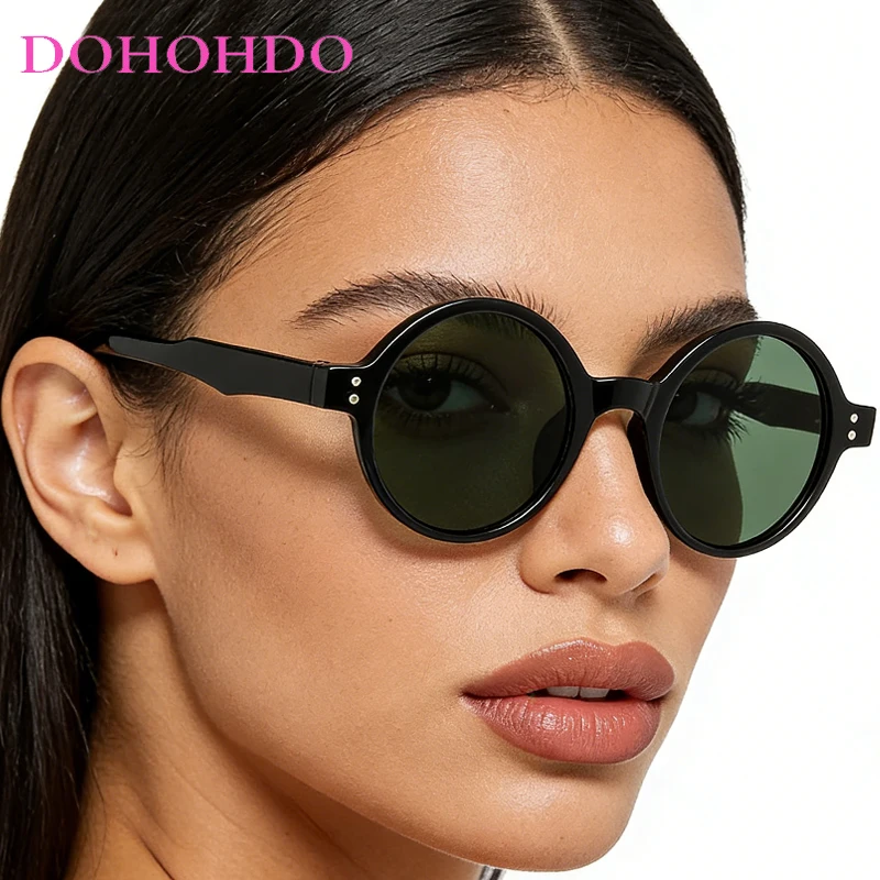 

Fashion Luxury Oval Rivets Decoration Sunglasses Women Men New Luxury Brand Designer Eyewear Outdoors Fishing Sunglasses UV400