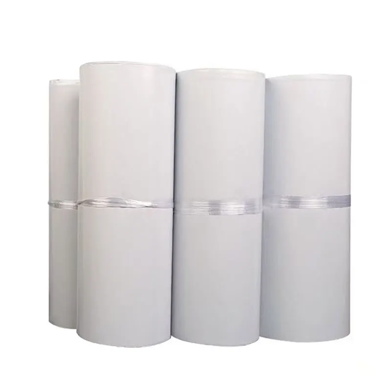 50pcs/Lot Poly White Envelopes Shopper Bag Clothes Courier Foldable Shopping Bag Transport Storage Bags Thicken Express Pouch