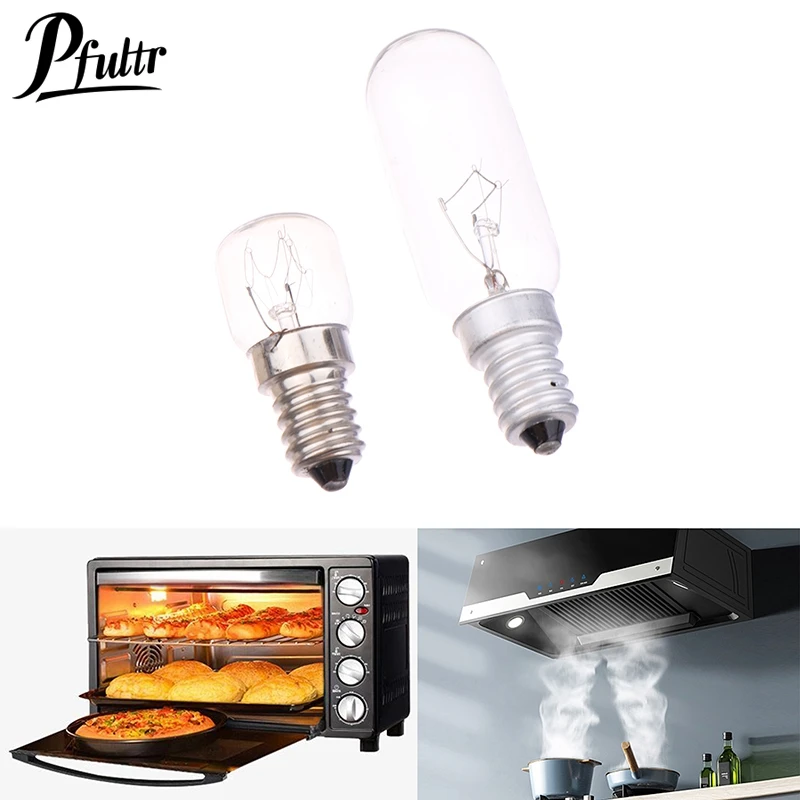 1Pc E14 LED Light T22/T25 15/40W Cooker Hood Filament Lamp Extractor Fan Bulb High Temperature Resistant 220V Edison Bulb