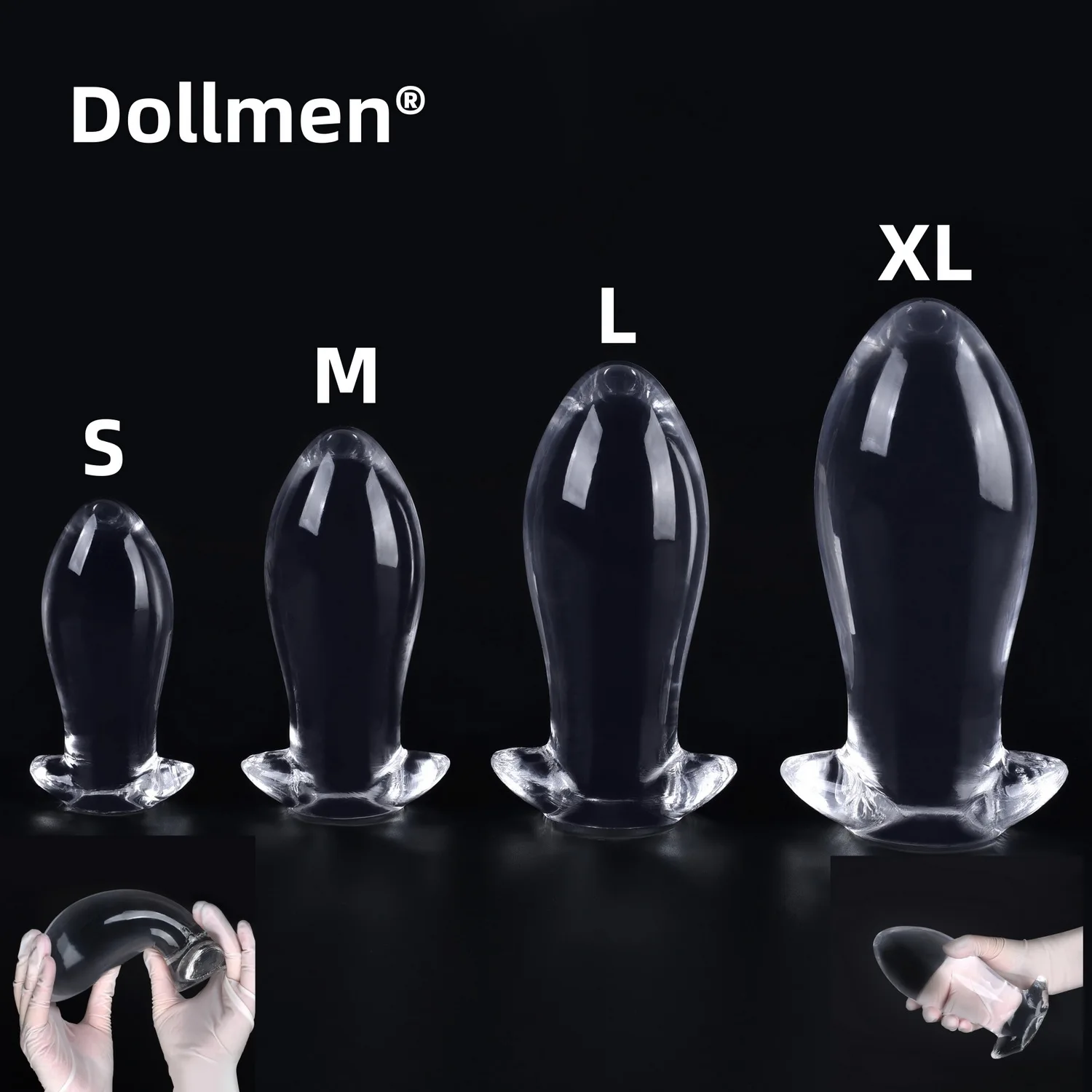 Mango Anal Butt Plug Transparent Dildo Glatte Anus Dilatator Buttplug Gelee Butplug Vagina Extender Frauen Männer Tragbare Sex Spielzeug