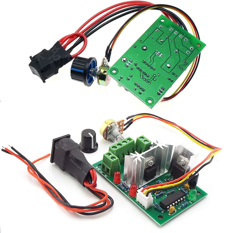 DC 6A 6V-30V CCM6N PWM 12V DC Motor Speed power Controller 12V 24v Positive Inversion Switch Controllers Mini Size B4