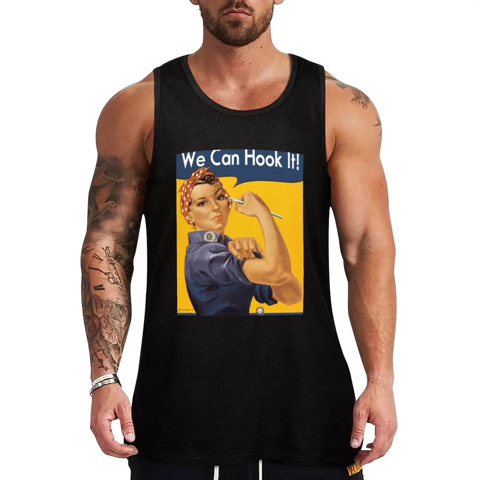 

We can hook it! Tank Top gym training accessories Men's gym articles summer clothes man 2025 Vest for boy