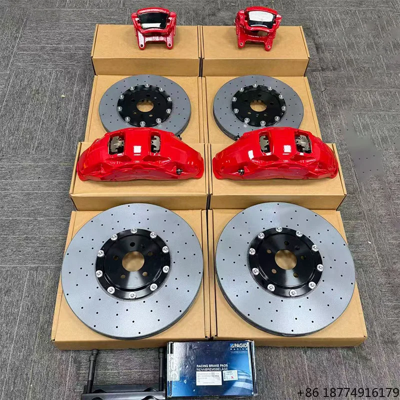 

10 POT Front Rear RS 1POT Big Brake Kit with Carbon Ceramic 420mm 440mm 370mm for Upgrade Factory Direct Supply