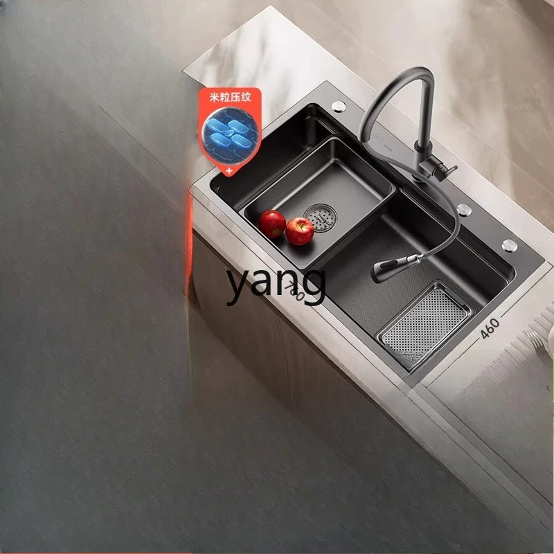LH  Household Kitchen Sink 304 Stainless Steel Vegetable Basin Undercounter Basin Sink