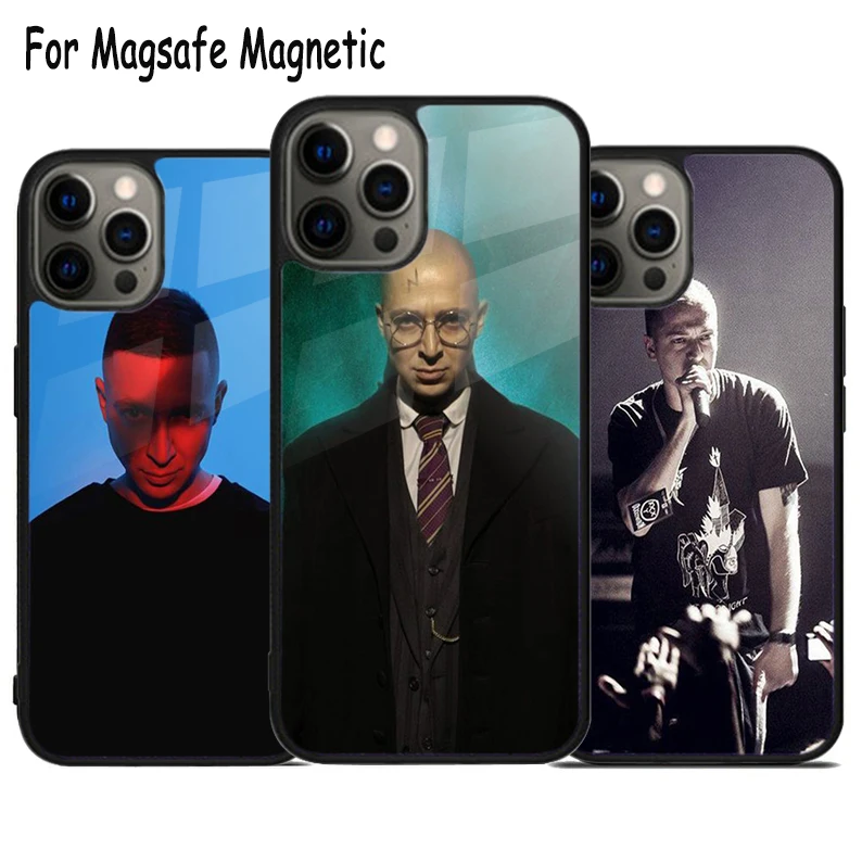 Russian rapper Oxxxymiron Wireless Charge Magsafe Phone Case For iPhone 15 16 14 13 11 12 Pro Max Plus Magnetic Bumper Cover