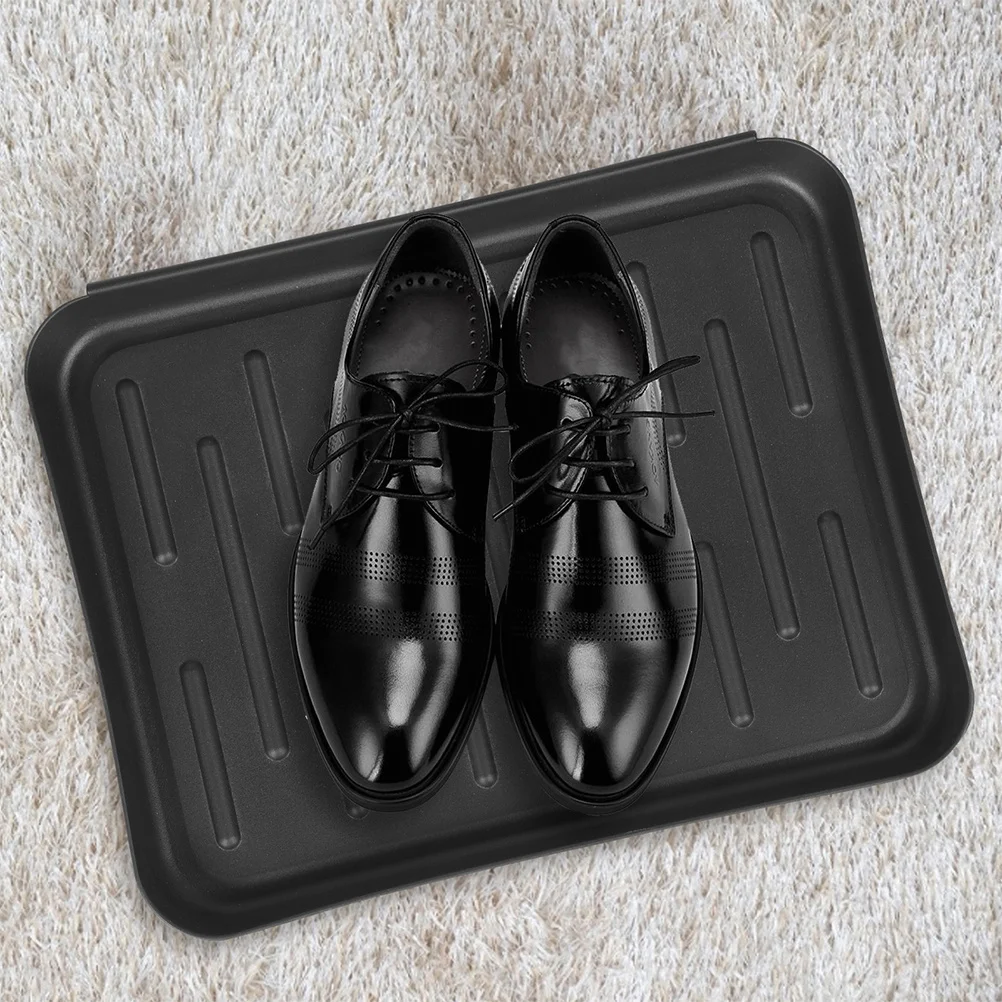 

2Pcs Multipurpose Plastic Boot Tray Simple Design Household Decorative Style Entryway Hallway Mudroom Shoes Boot Tray