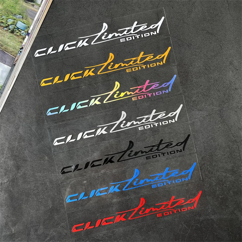 FOR CLICK Scooter, motorcycle, personalized and creative front decal modification, waterproof accessories, decorative stickers