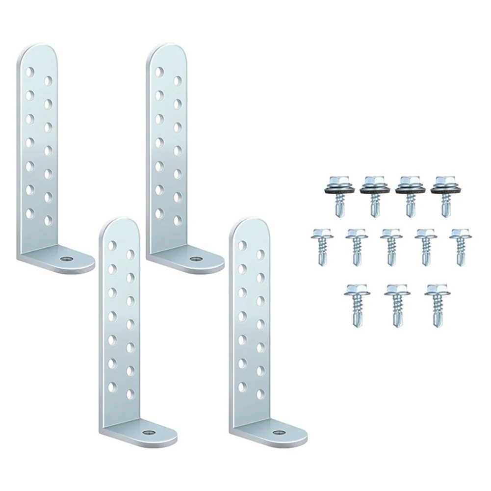 

Кронштейны из толстостенной стали, зажимы для конденсаторов, комплект для наружной установки, полный набор крепежных элементов с винтами