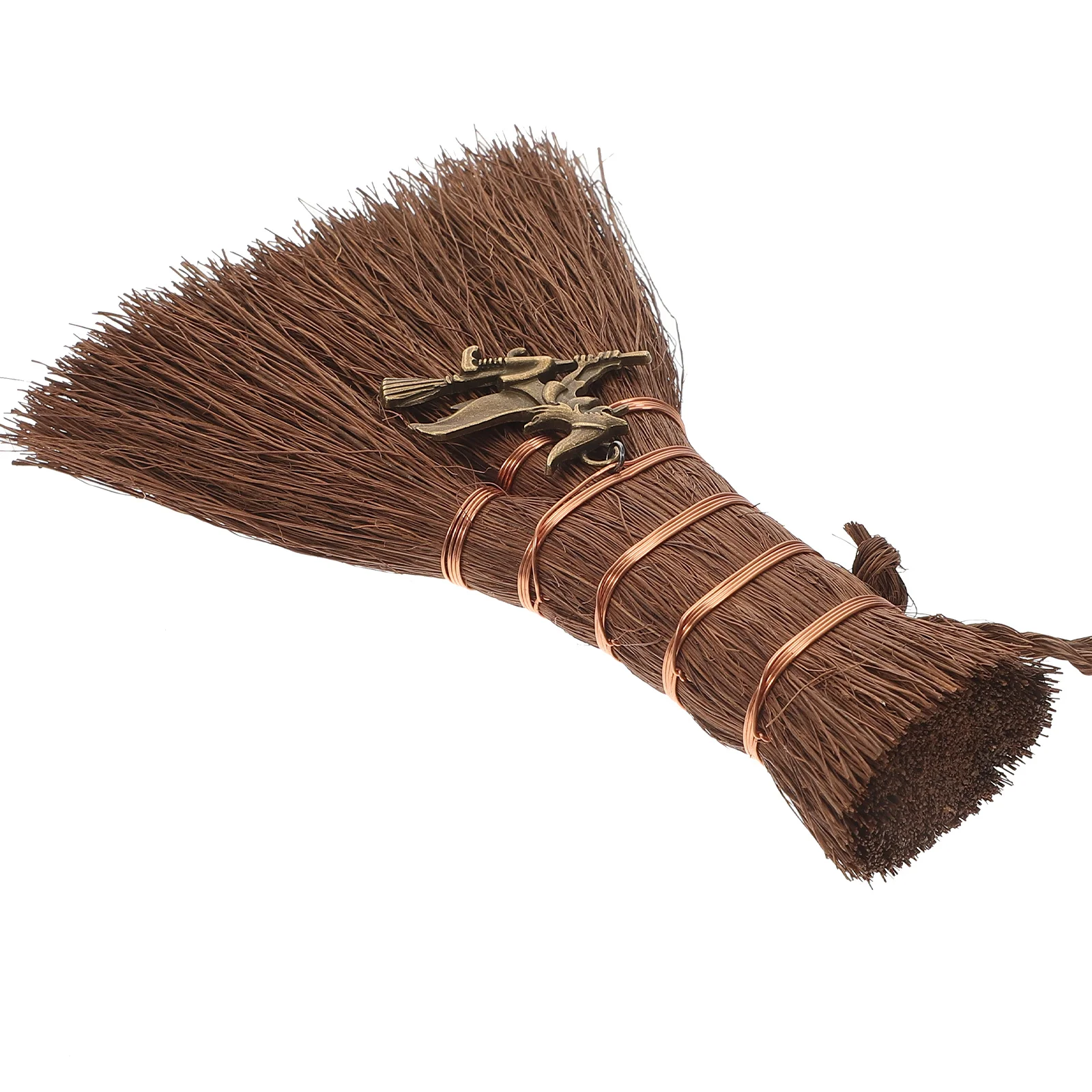 هالوين مكنسة سحر قلادة رائعة براون مكنسة الساحرة سيارة معلقة ديكور DIY الحرفية قلادة لديكور المنزل الطرف #4