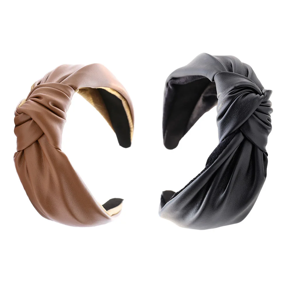 2 Pcs Knotted Headband Sports Hairband Accessories Decor Female Spa Supply Turban Practical Headgear Makeup Headwear