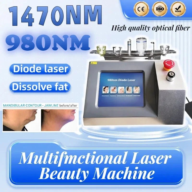 

1470 980 Nm Laser Plastic Liposuction Surgery Laser Fiber For Lipolysis Fat Reduction Diode Laser Liposuction Machine