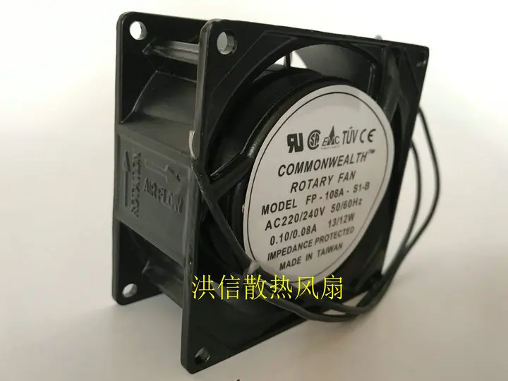 FREIGHT FREE NEW SANYO 8038 FP-108A-S1-B AC220V-240V 0.10/0.08A 13/12W FAN