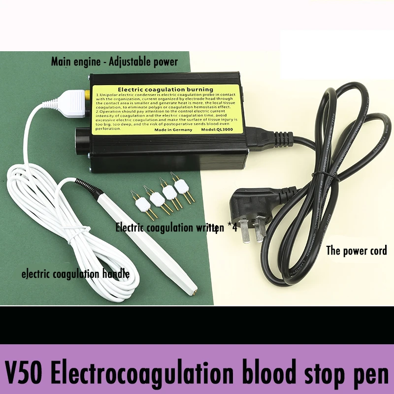 V50 Desktop Electrocoagulation Ophthalmology Double Eyelid Plastic Surgery High-Power Cautery Hemostatic Device