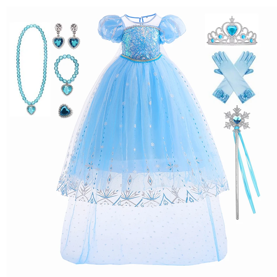 Disfraz de Cenicienta para niñas, vestido Formal con encanto de princesa