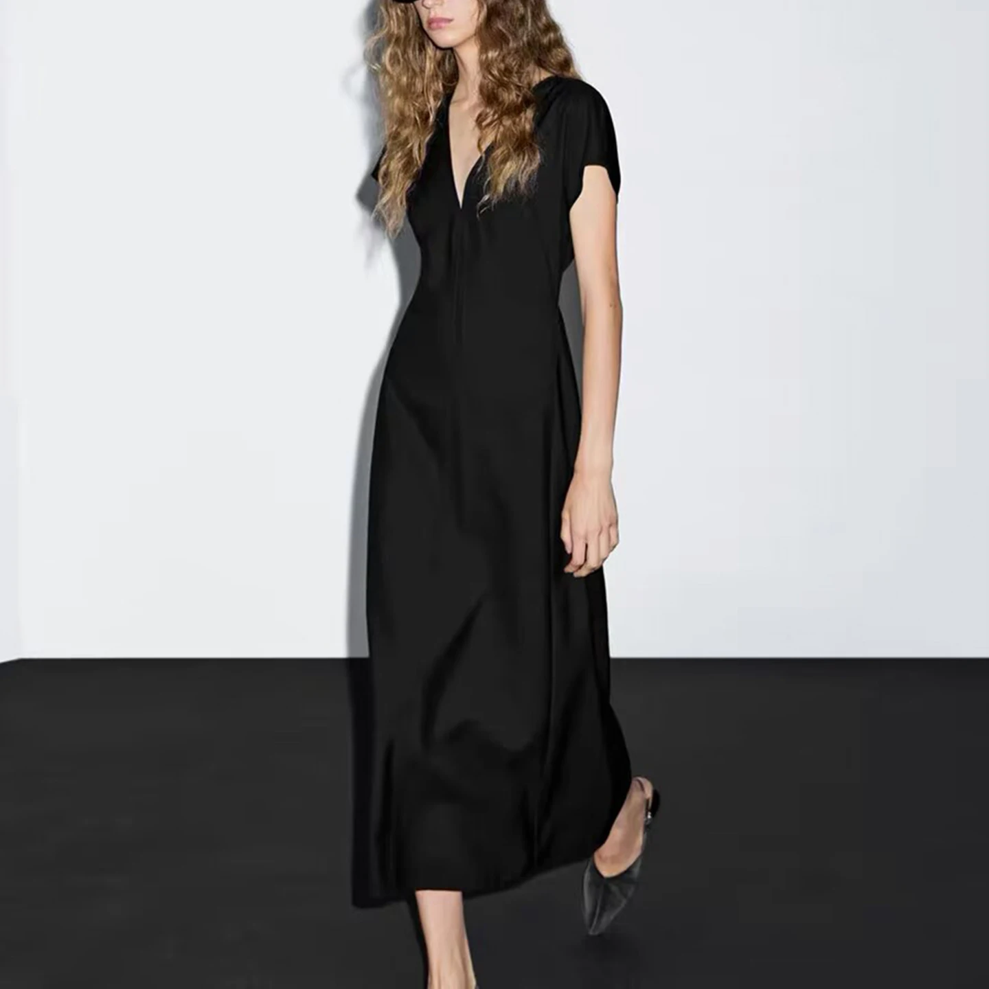 Ele Slim Fit V-Ne Dr Z Marque Dames Faion Tenue décontractée Production chinoise No Sve V-Ne Dr