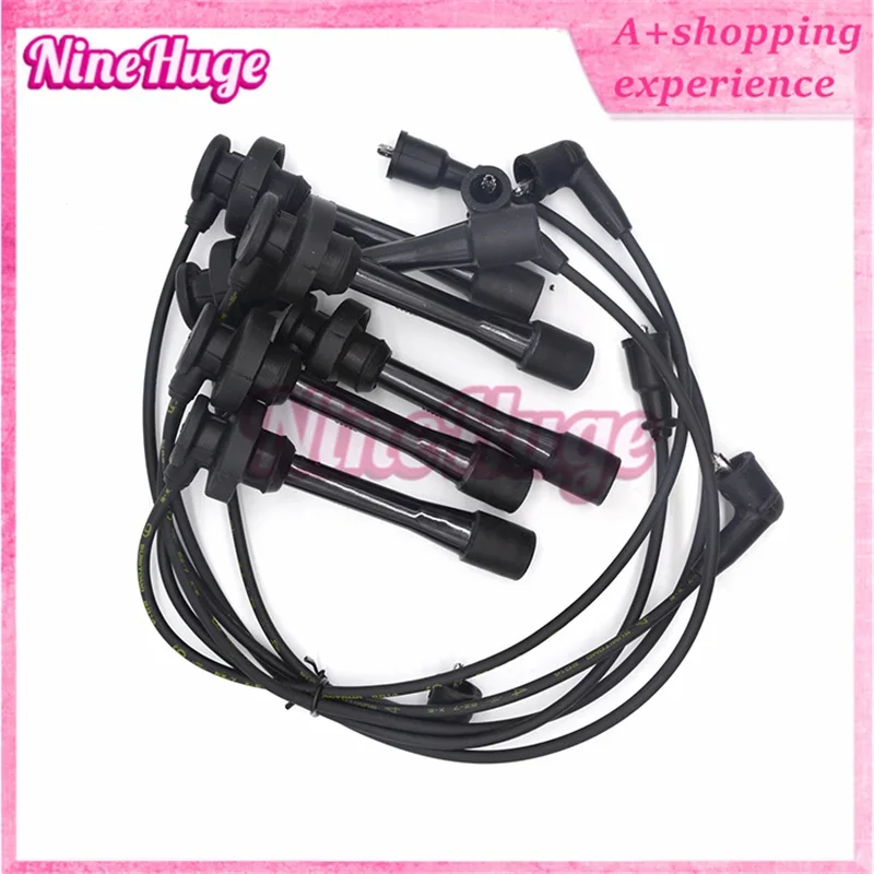 New Ignition Wire Set  Spark Plug Cable Set For Mitsubishi PajeroShogun V73 6G72 Sport K96 J5385029 MD338249 MD371980 MD371794