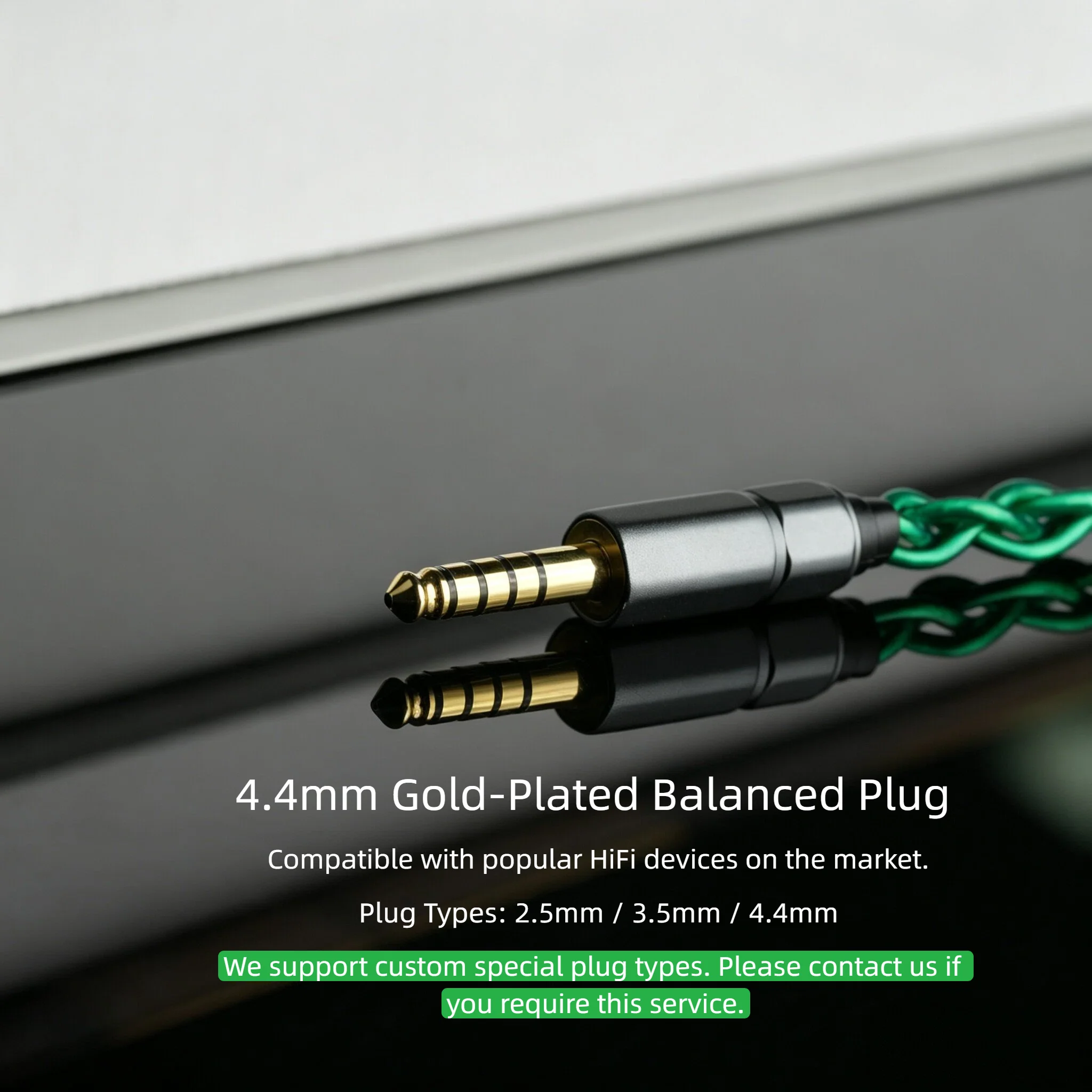 XINHS Ed26 HIFI-Kopfhörer-Upgrade-Kabel 0,78mm MMCX IE900-Stecker Kompatibel mit Sennheiser Tangzu IEMs Maßgefertigtes Audiokabel – Detail 6