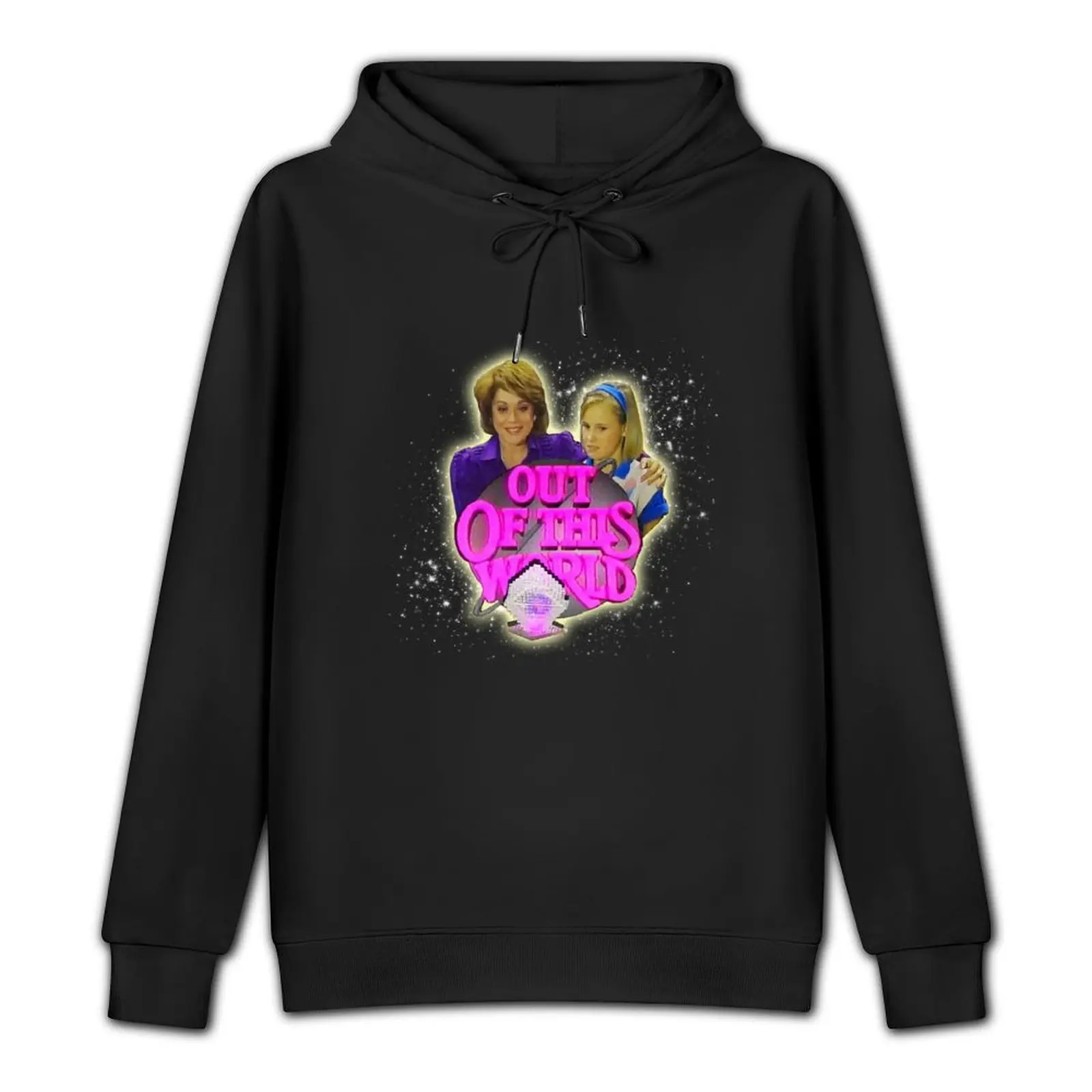 Retro 90s Out of this World Evie and Mom Thowback tribute Pullover Hoodie clothes for men graphic hoodie