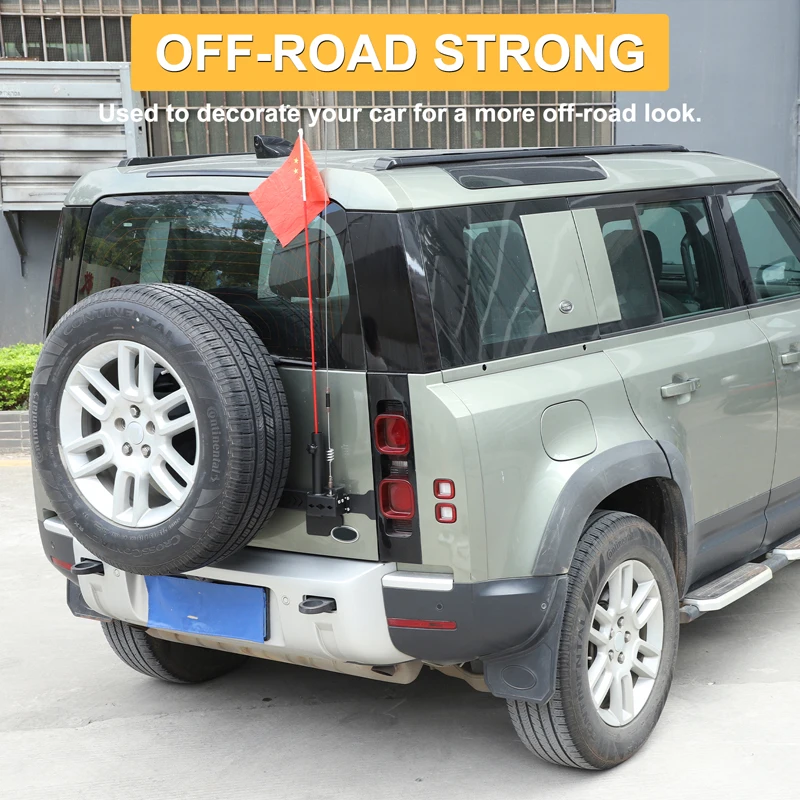

Для Land Rover Defender 2020 + кронштейн для антенны флагштока задней двери, кронштейн для антенны задней двери, аксессуары, углеродистая сталь, 1 шт. (модель A)