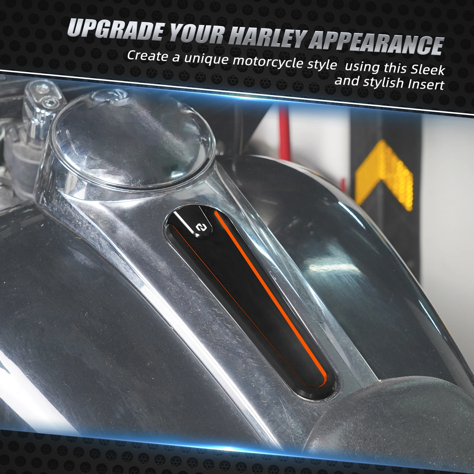 For Harley Touring Street Glide FLHX 2017-2020 2021 2022 2023 Special FLHXS 2017-2020 Gas Tank Dash Console Insert Street Glide