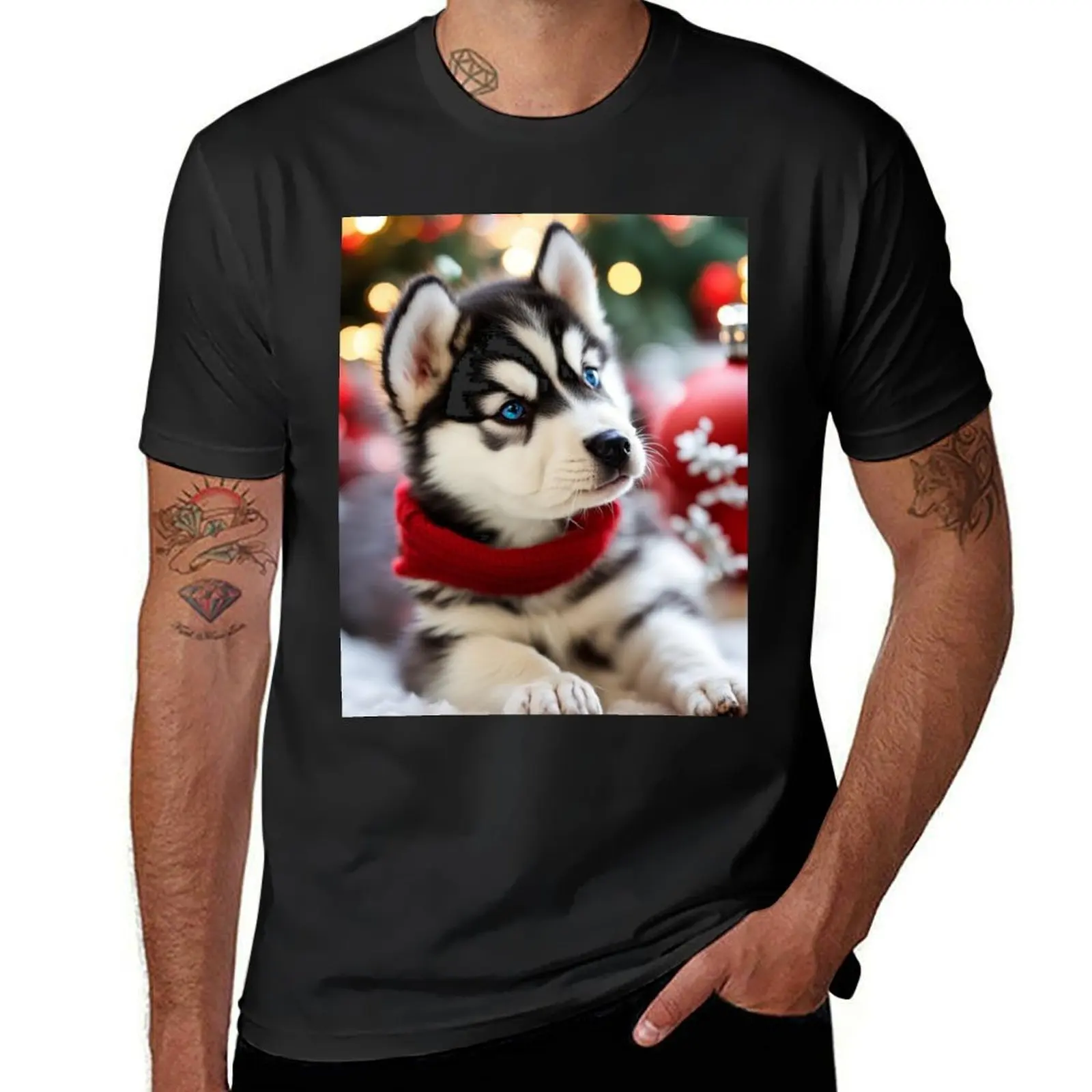 

Husky T-Shirt basketball graphic tees vintage Funny t-shirts customizeds mens vintage t shirts