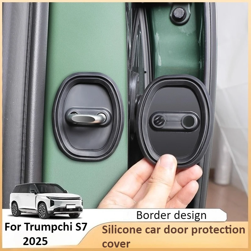 

Для GAC Trumpchi S7 2025 2026, крышка дверного замка, пряжка, ограничительное устройство, защитная крышка, аксессуары для интерьера.