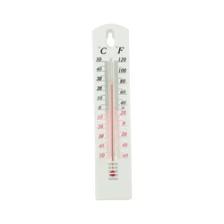 2 Pcs Thermometer Wall Brand New Durable Fahrenheit: -60° To 120° Office Outdoor Room Size 196mm X 43mm Approx