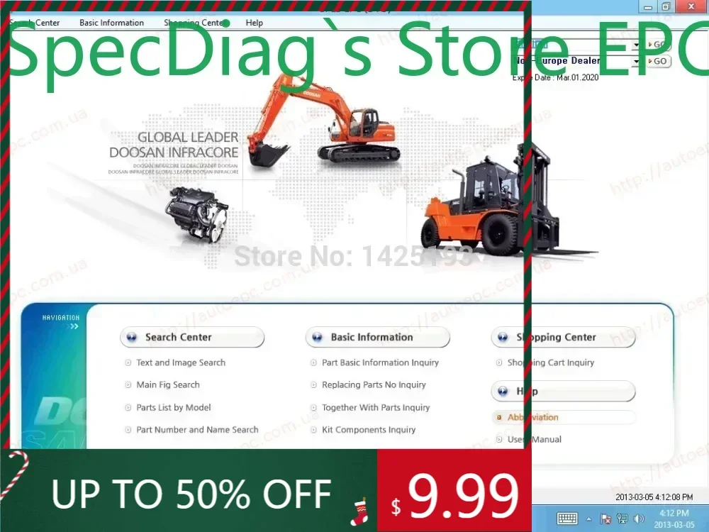 

SpecDiag Doosan Infracore GPES 2017
