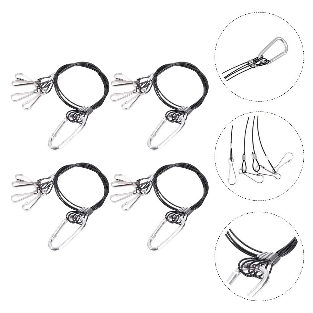 

4 шт., вешалка для растений из нержавеющей стали, веревка для подвешивания корзины, светильник, держатель, веревочные вешалки, наборы вешалок, совместимые со светодиодными лампами, горшки