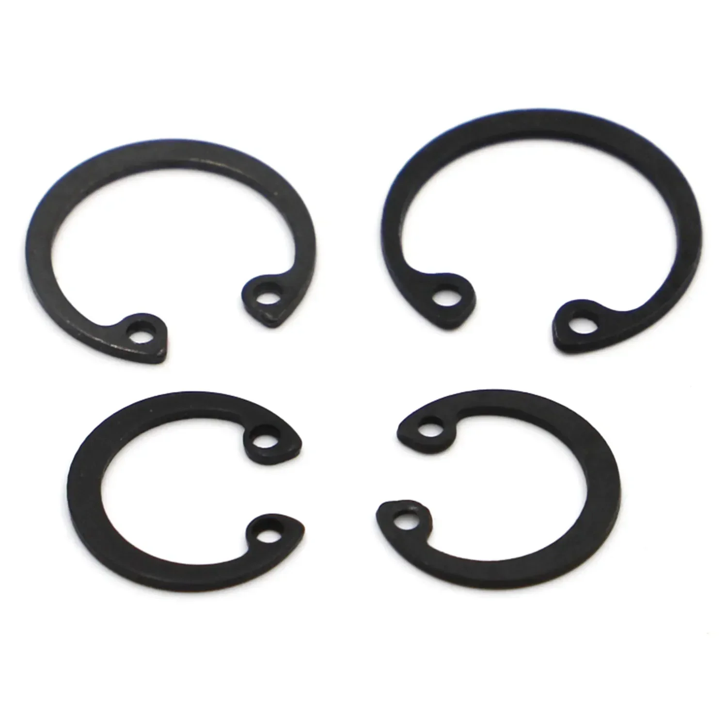 M8~M50 GB893 C Clips Snap Retaining Ring For Hole Black 65 Manganese Steel Washer Internal Retaining Ring Shaft Circlip