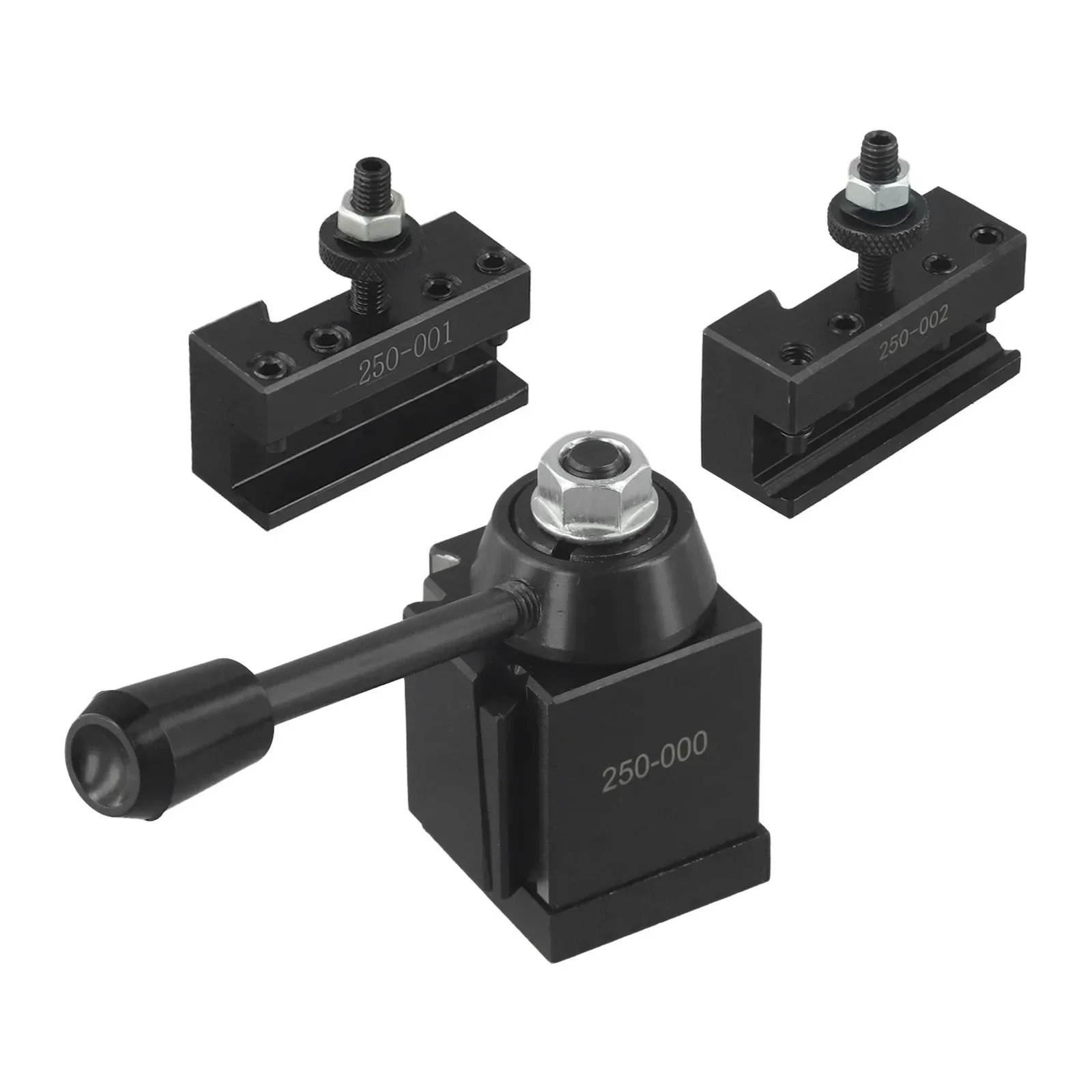 3pc For Lathe Tool Post Set for OXA Wedge Type Featuring Quick Change Turning and Facing Holder for Machining and Boring