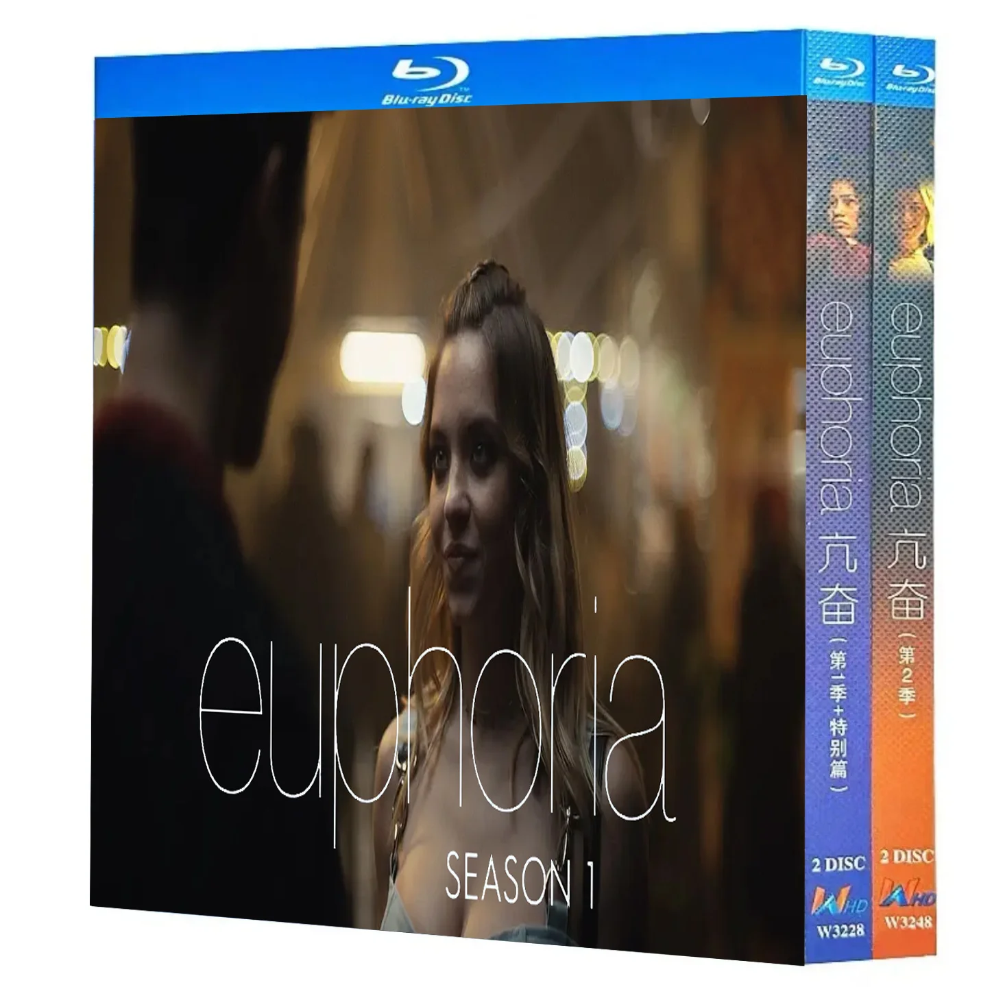 Euphoria : Saison 1-2 Film TV 4 disques toutes régions Nouvelle édition coffret Blu-ray Haute définition BD