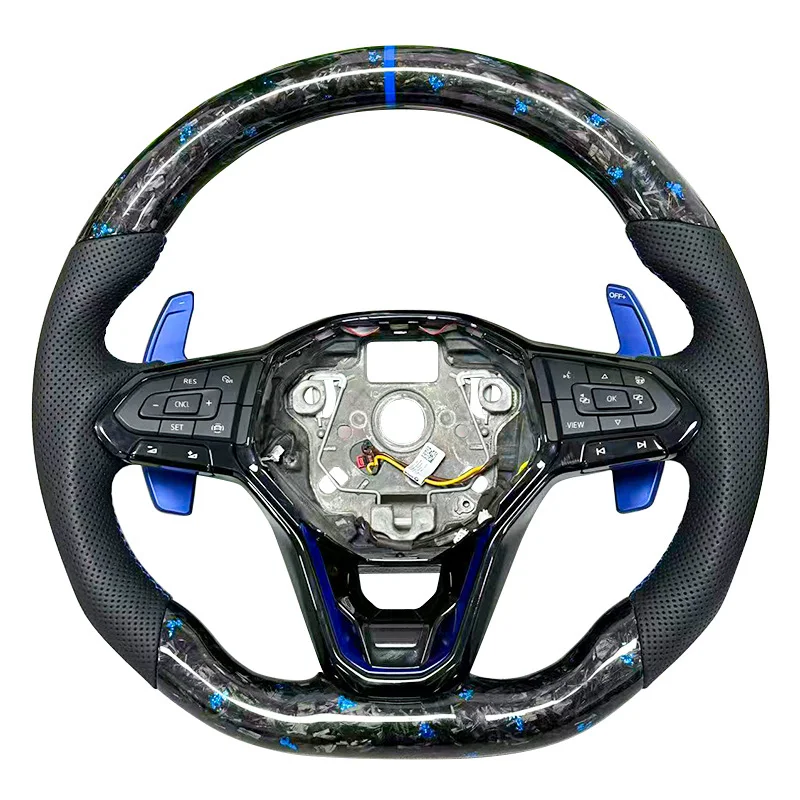 Geschikt voor Volkswagen Golf 8 R GTI MK8, automatische en gesmede carbon fiber stuurwiel auto-accessoires - afbeelding 2