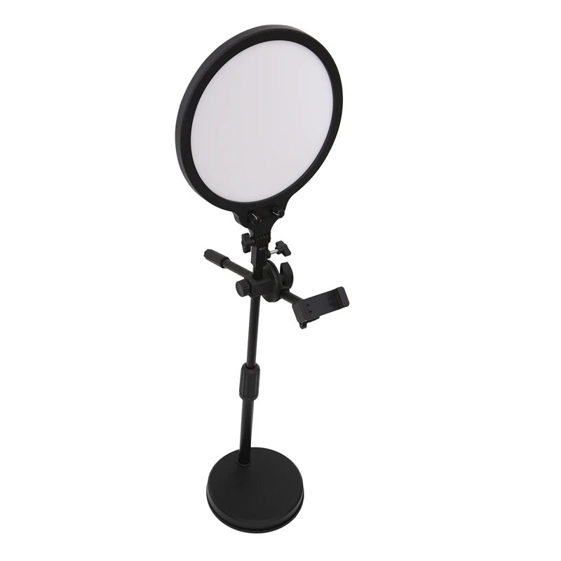 26Cm Photography Lighting Phone Ringlight Tripod Stand Photo LED Selfie Remote Lamp Live Fill Light Easy Install Easy To Use