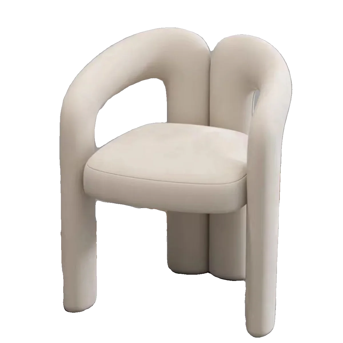 Dressing Stool Design Modern Simple Home Armchair Cream Style