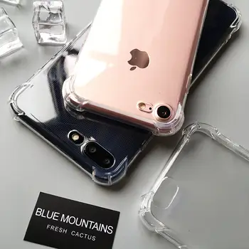 Průhledný měkký TPU kryt pro iPhone 5 5s 6s 6 7 8 Plus X XR XS 11 12 13 14 Pro Max SE 2020 Průhledný, odolný proti nárazům a pádům 12 nejlepší prodej Originální iPhone 6s 64GB - №8