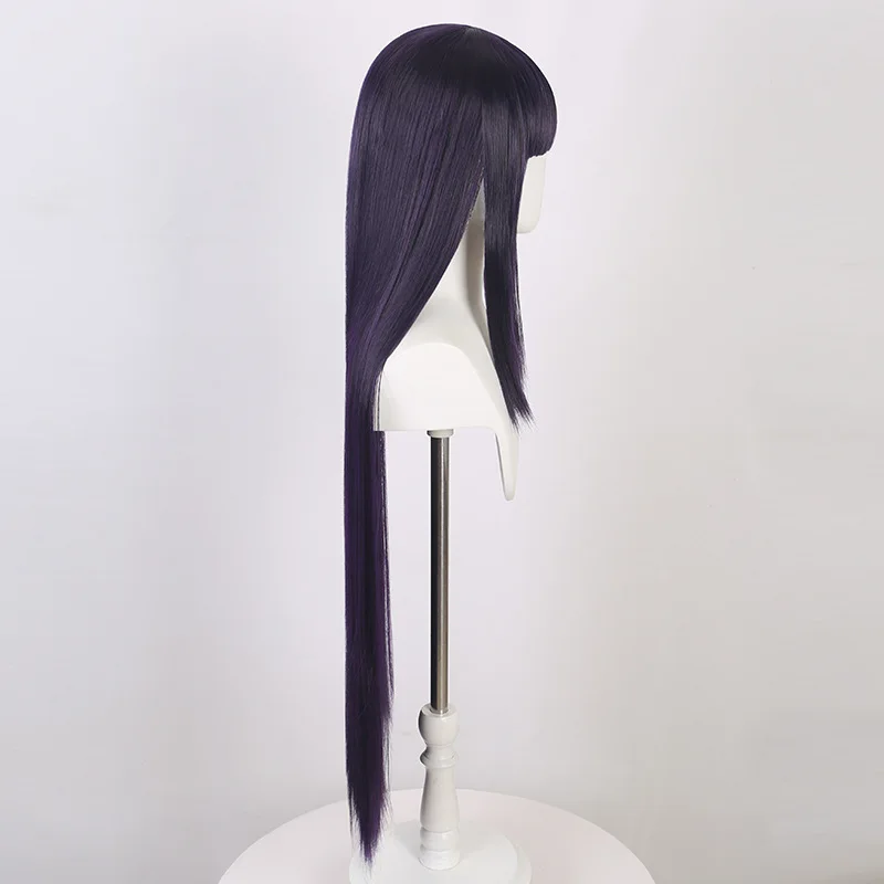 Anime Hinata Hyuuga Cosplay Wig Adult Long Straight Heat Resistant Dark Blue Hair Costume Props Halloween Accessories