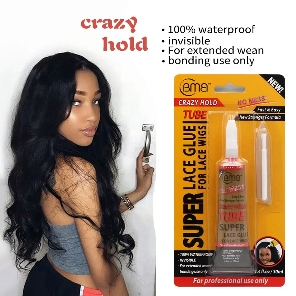 0.5OZ BMB Super Hair Glue Waterproof Hair Replacement Adhesive Strong Hold Transparent Wig Bonding Glue For Toupee