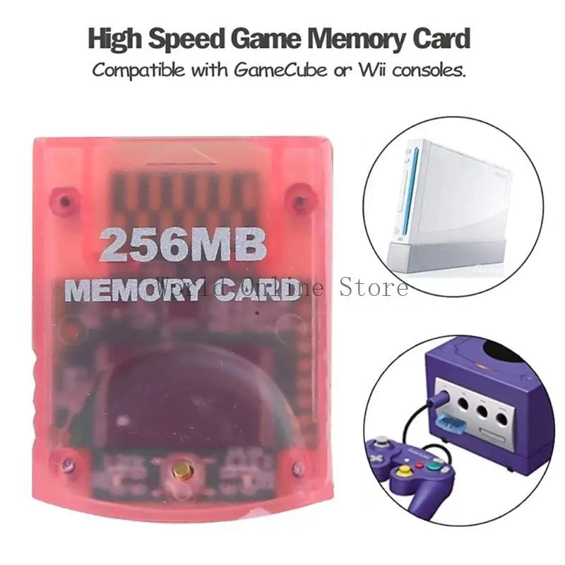 بطاقة ذاكرة اللعبة الاحترافية عالية السرعة لـ GameCube للحصول على وحدة التحكم في بطاقة الذاكرة 256 ميجابايت 87HC